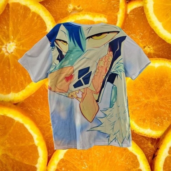 Anime Tee Shirt with City Design - Picture 4 of 4